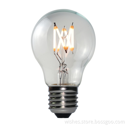 Tungsten lighting led filament bulb